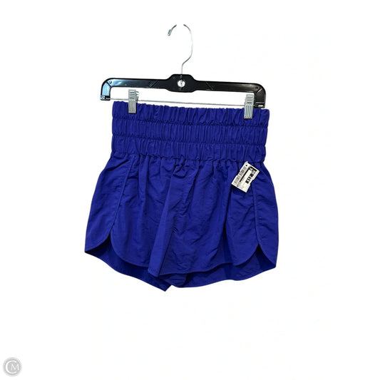 Athletic Shorts By Zenana In Blue, Size: S