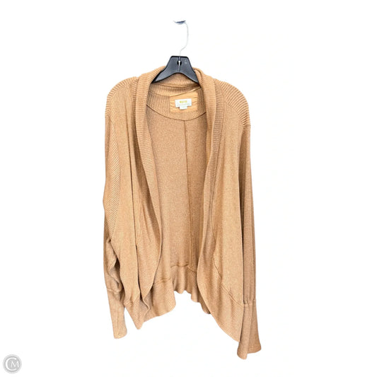 Cardigan By Maeve In Tan, Size: Xl