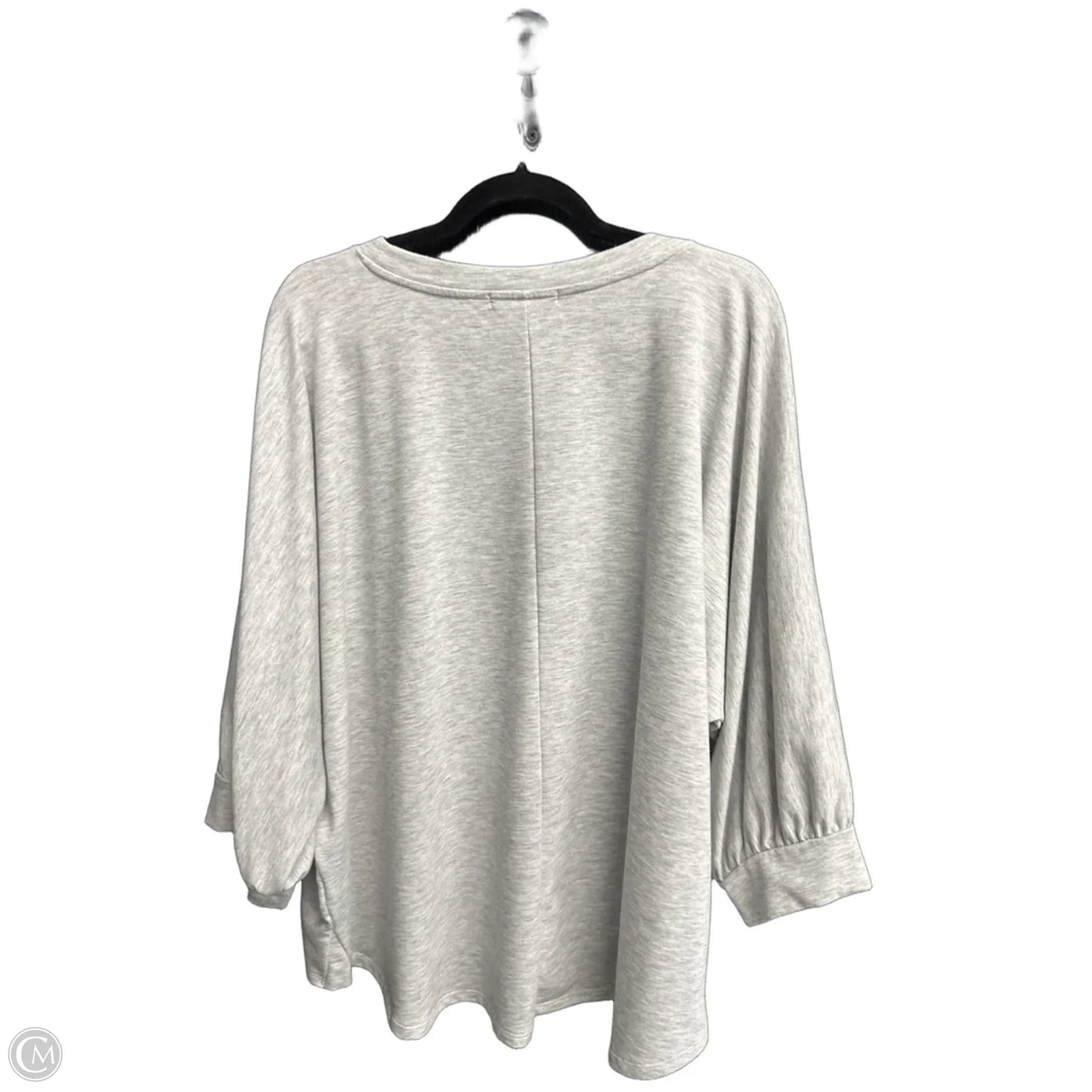 Top Long Sleeve By Banana Republic In Grey, Size: Xxl