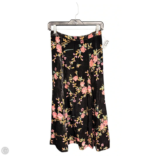 Skirt Midi By Top Shop In Black, Size: 8