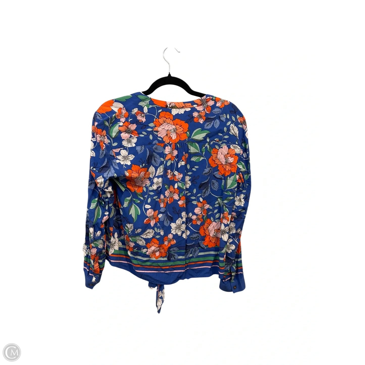 Top 3/4 Sleeve By Maeve In Floral Print, Size: 8
