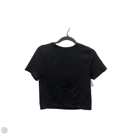 Top Short Sleeve Basic By A New Day In Black, Size: L