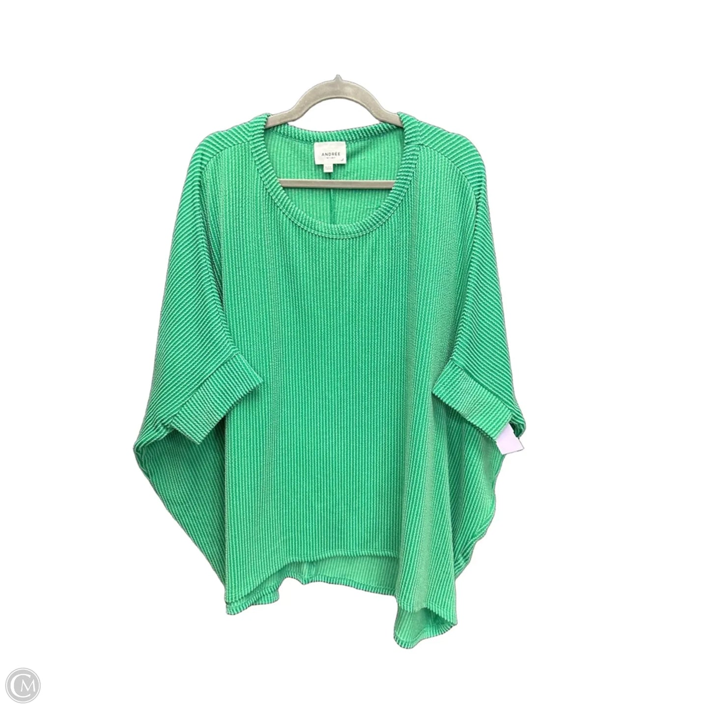 Top Short Sleeve By Andree By Unit In Green, Size: Xl