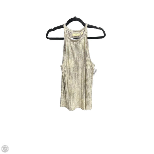 Tank Top By Anthropologie In Gold, Size: M