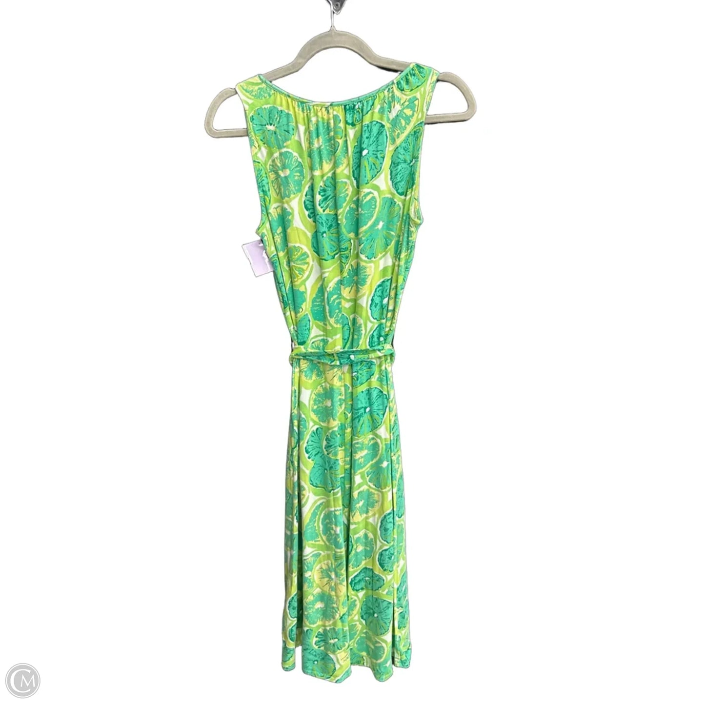 Dress Casual Midi By Lands End In Green, Size: Xs