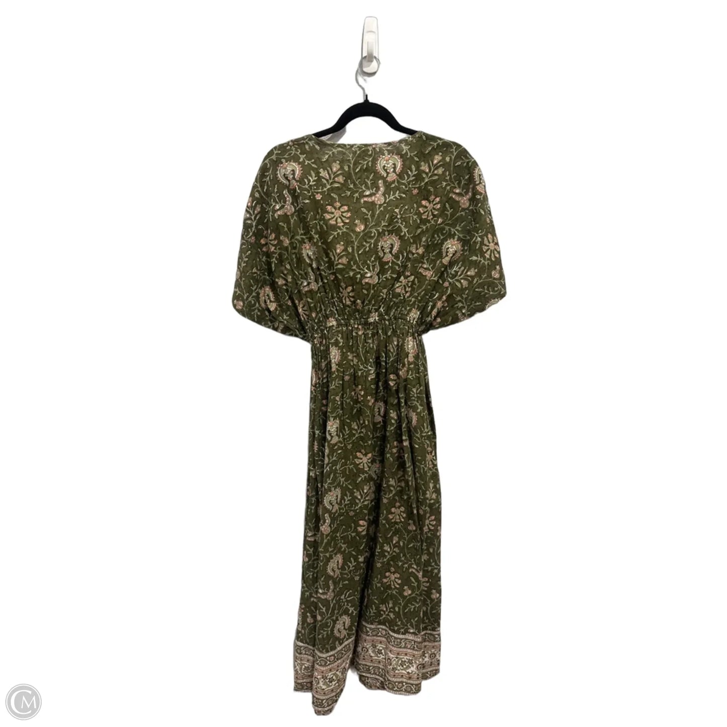 Dress Casual Maxi By World Market In Green & Pink, Size: S