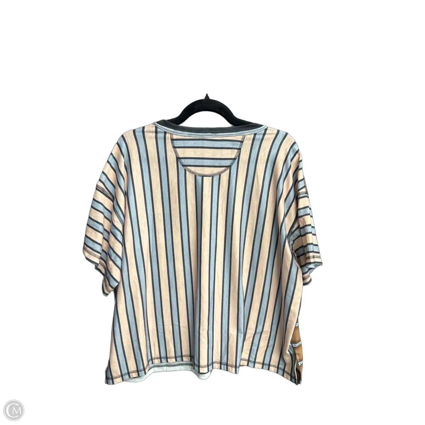 Top Short Sleeve By Clothes Mentor In Striped Pattern, Size: Xl