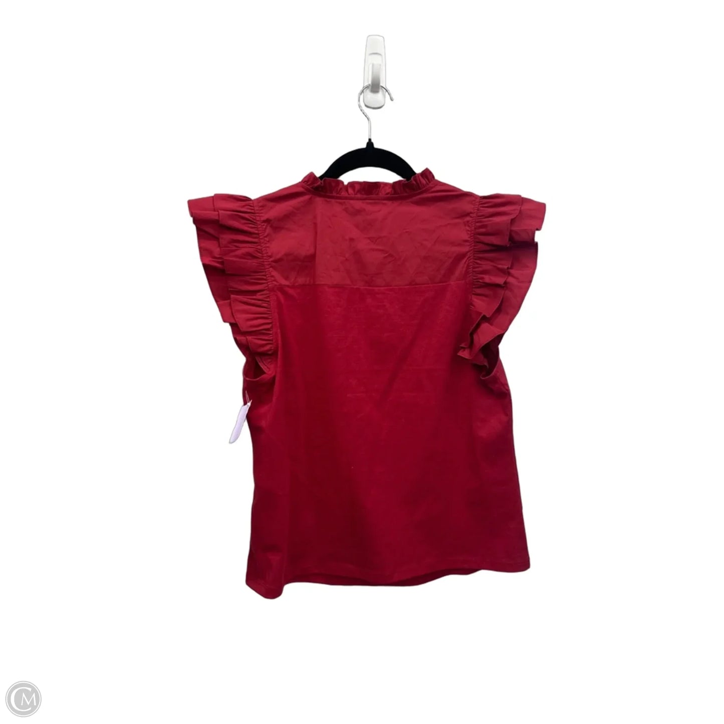 Blouse Sleeveless By Marc New York In Red, Size: M
