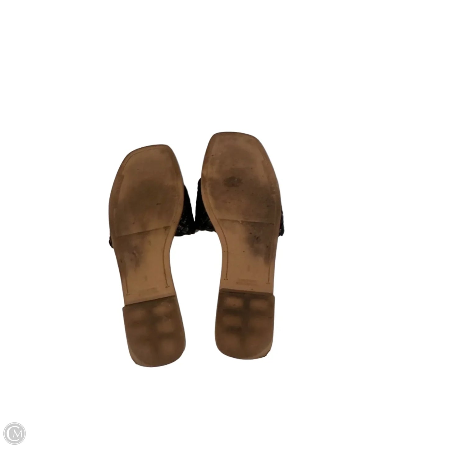 Sandals Flats By Old Navy In Black & Tan, Size: 9