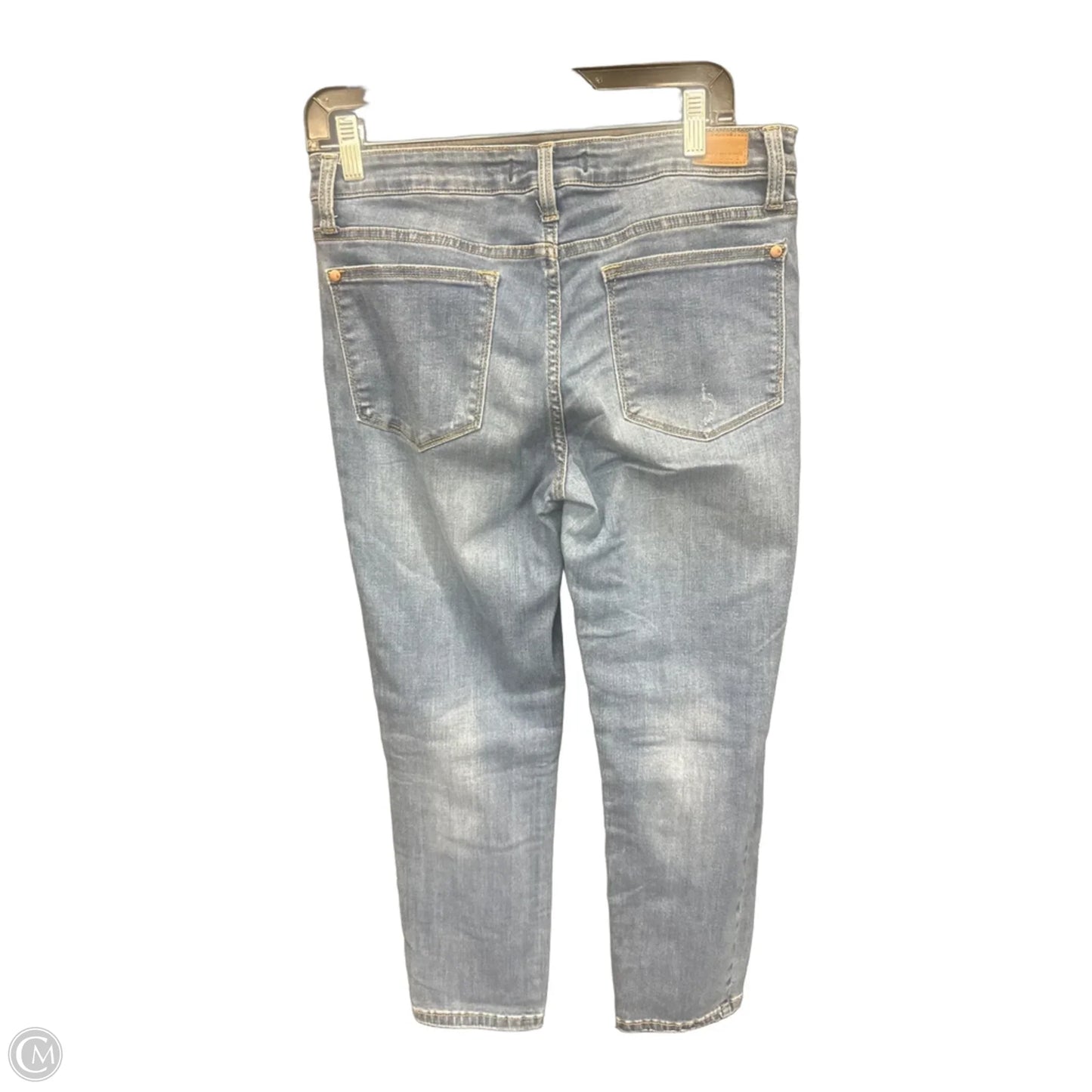 Jeans Cropped By Judy Blue In Blue Denim, Size: 8