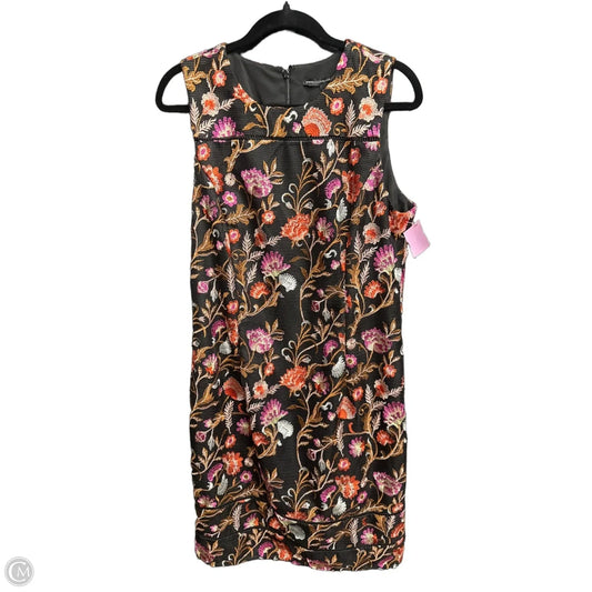 Dress Casual Midi By White House Black Market In Floral Print, Size: 14