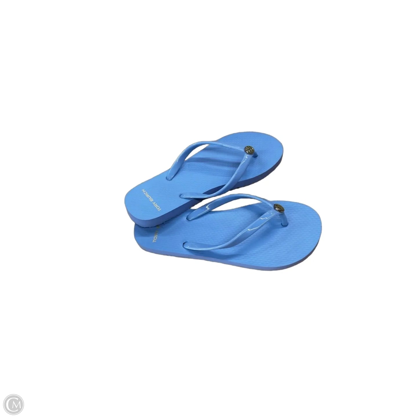 Sandals Designer By Tory Burch In Blue, Size: 6