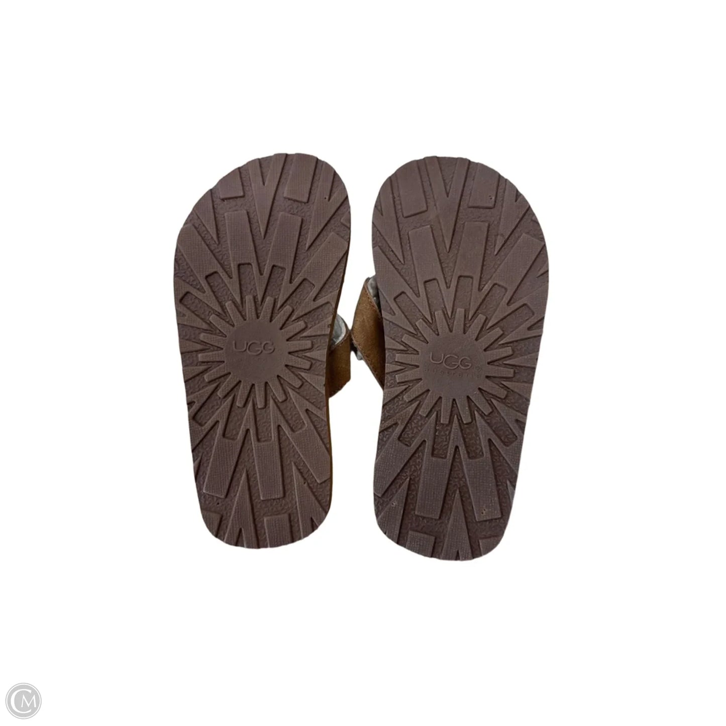 Sandals Designer By Ugg In Brown, Size: 6