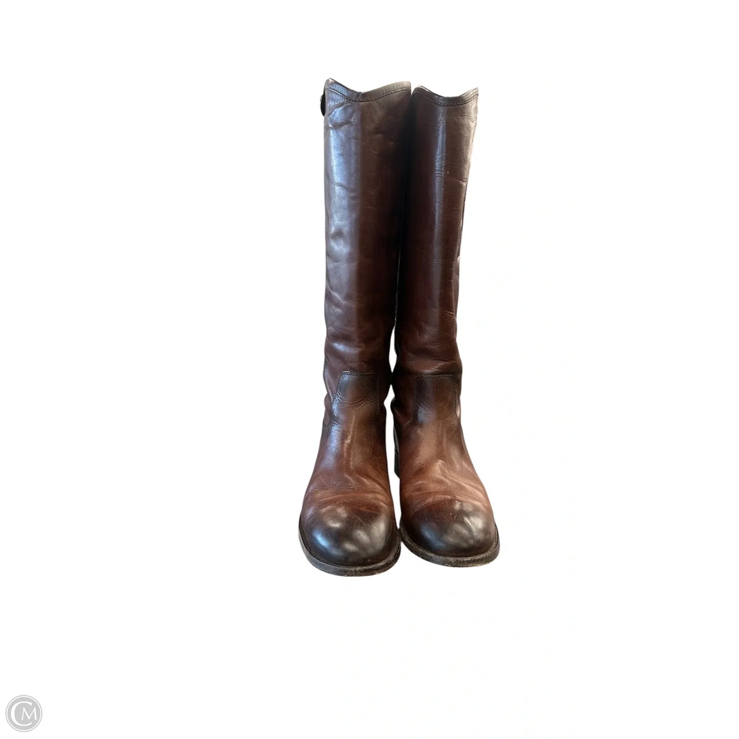Boots Designer By Frye In Brown, Size: 7.5