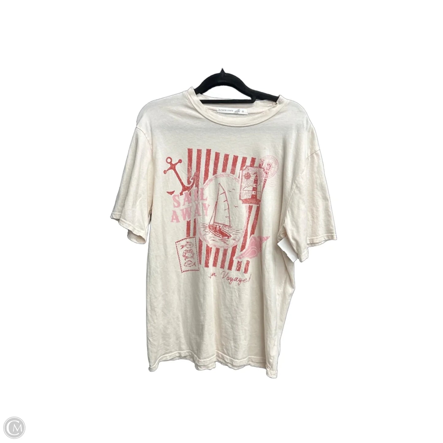 Top Short Sleeve By Altard State In Pink, Size: Xs