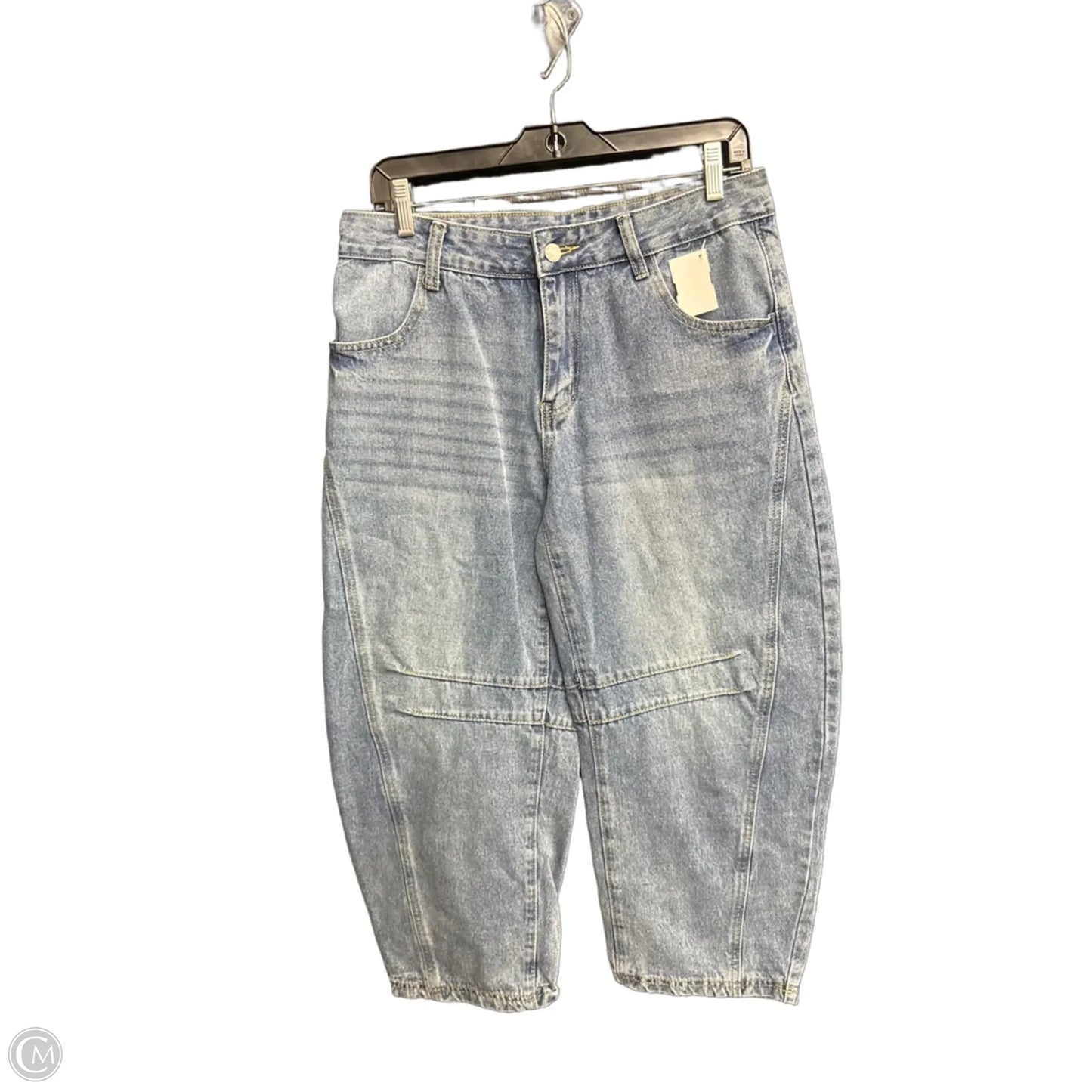 Jeans Wide Leg By Forever 21 In Blue Denim, Size: 6