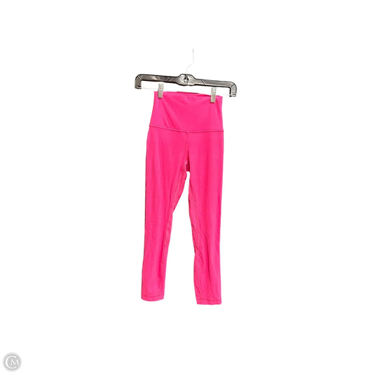 Athletic Leggings By Lululemon In Pink, Size: 2