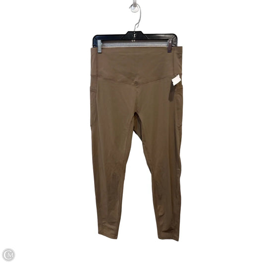Athletic Leggings By Halara In Brown, Size: Xl