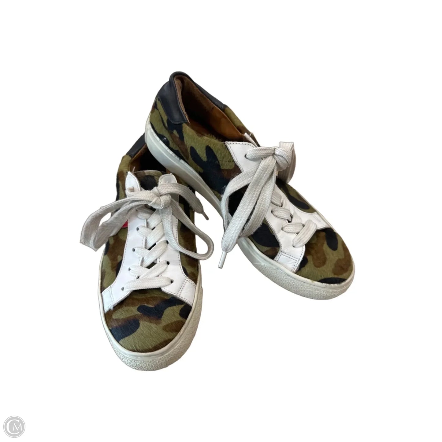 Shoes Sneakers By Veronica Beard In Camouflage Print, Size: 7