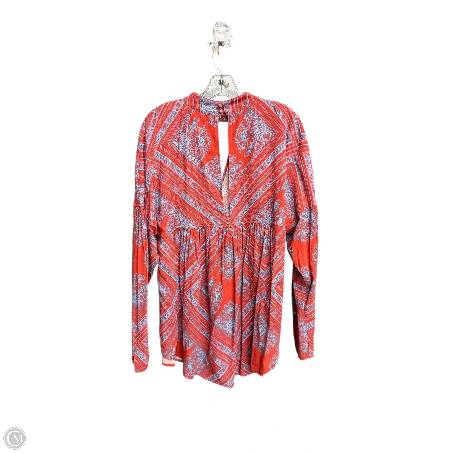 Dress Casual Short By Free People In Blue & Red, Size: Xs