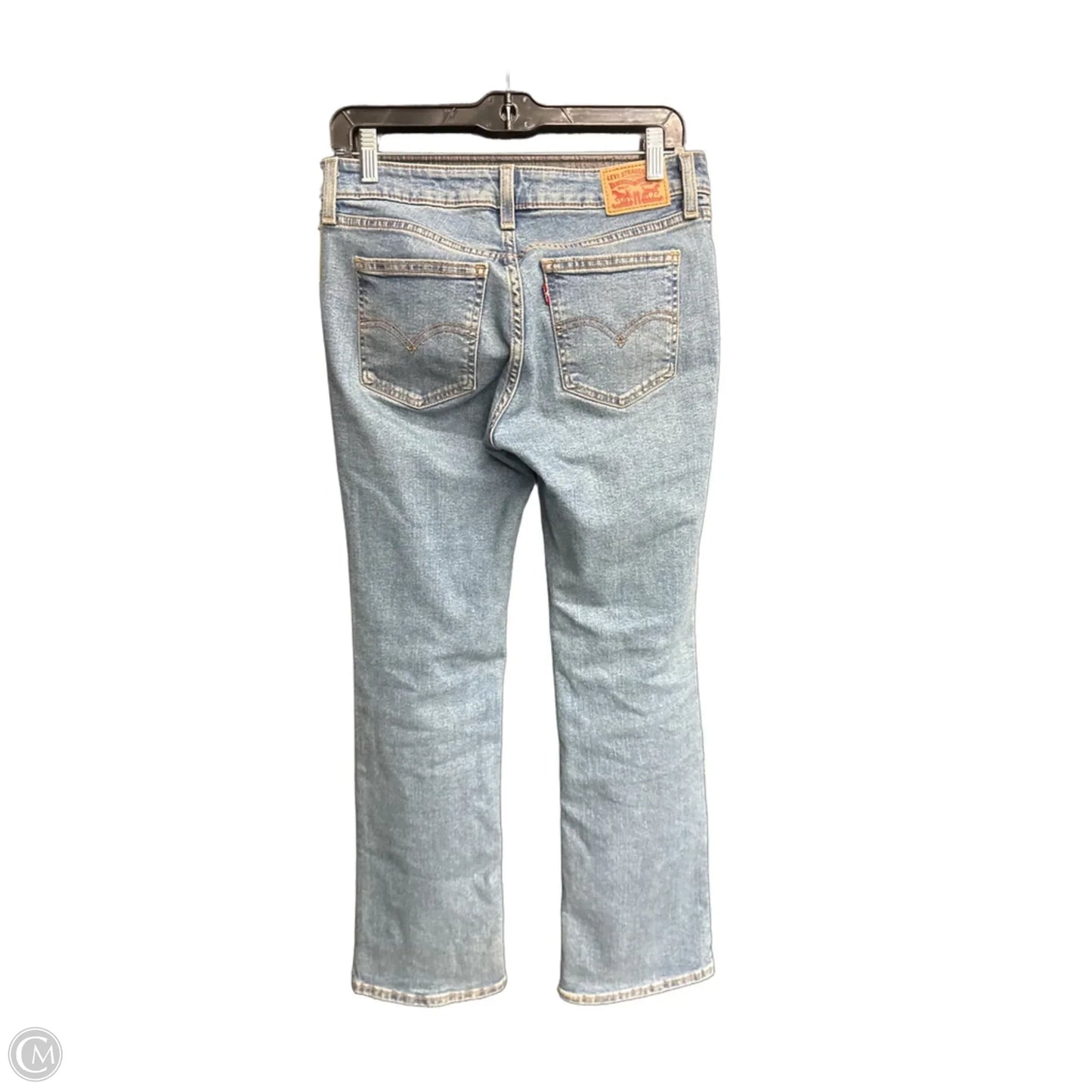 Jeans Boot Cut By Levis In Blue Denim, Size: 6
