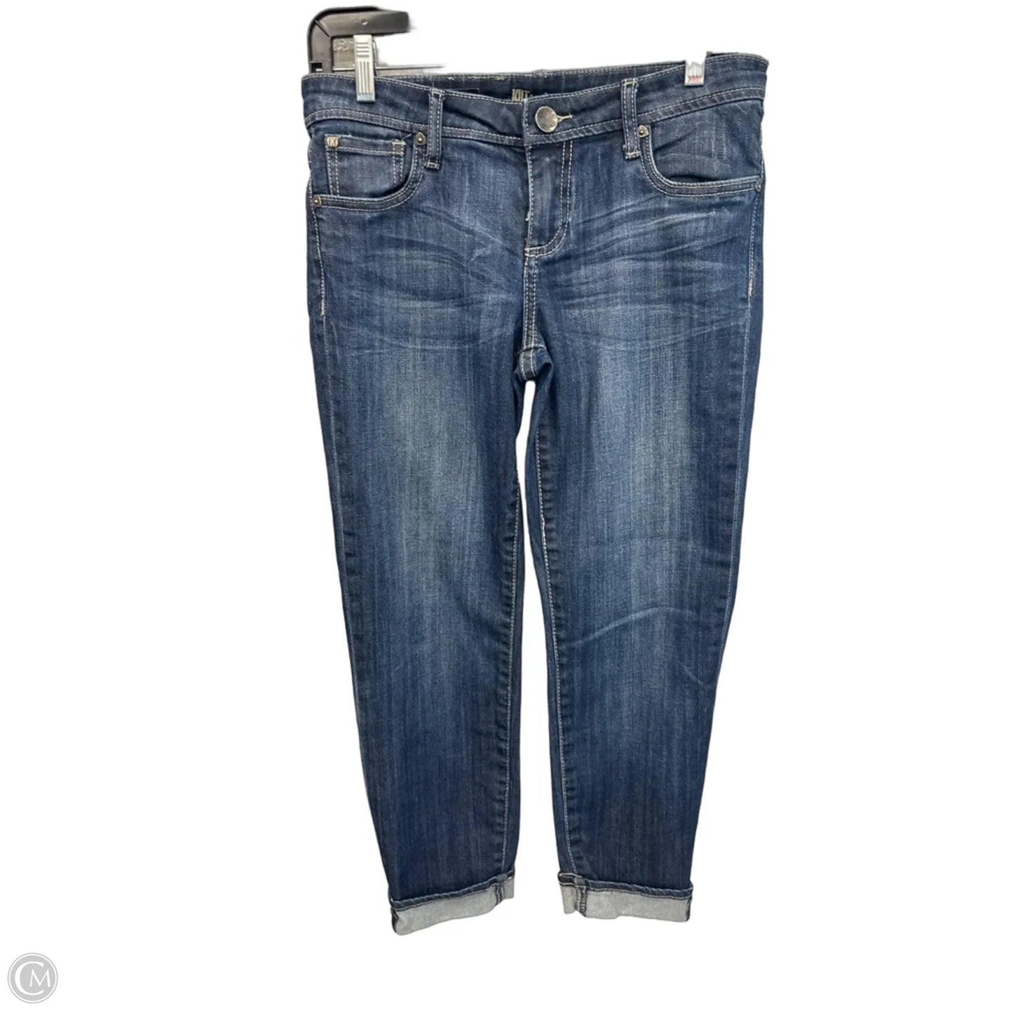 Jeans Boyfriend By Kut In Blue Denim, Size: 4