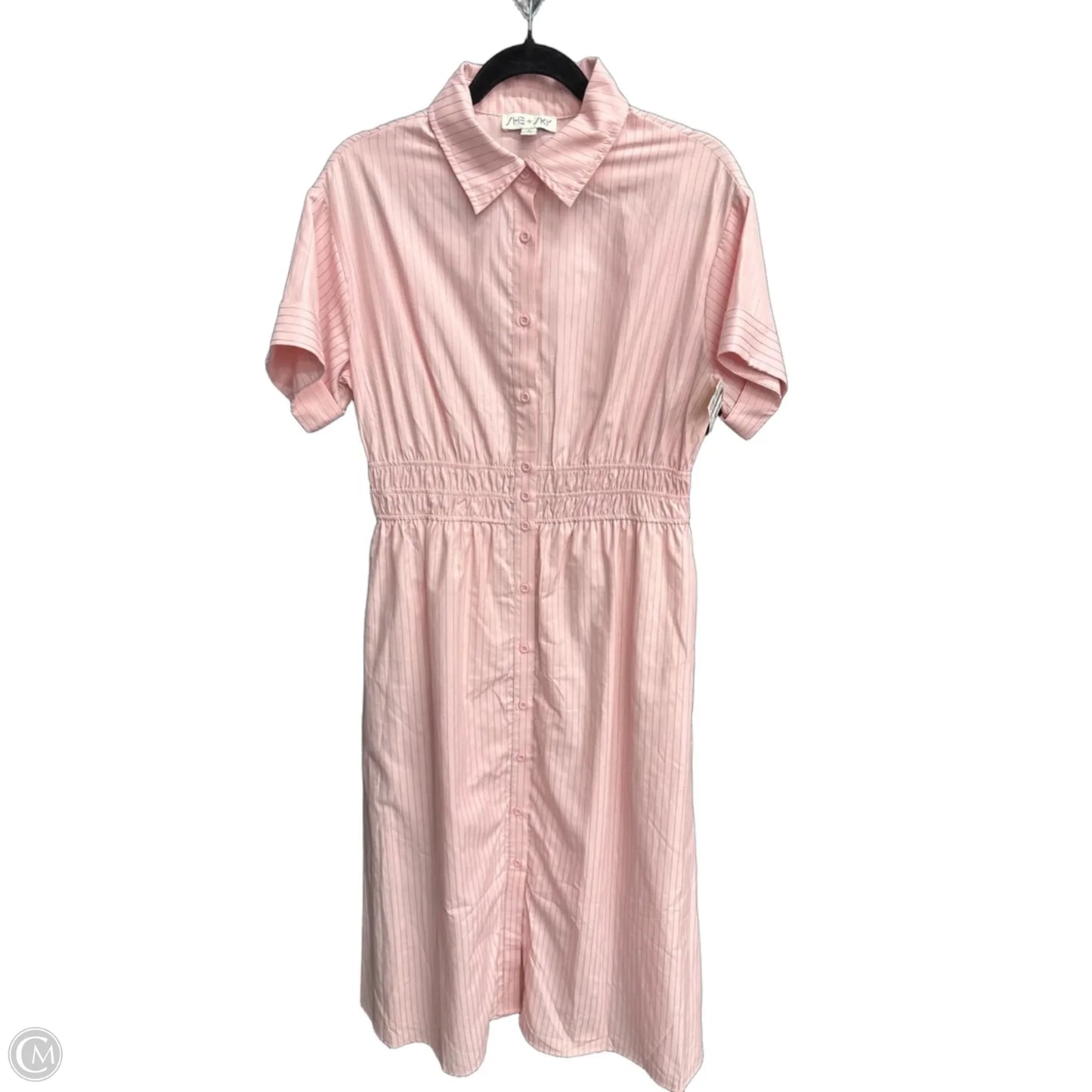 Dress Casual Maxi By She + Sky In Pink, Size: S