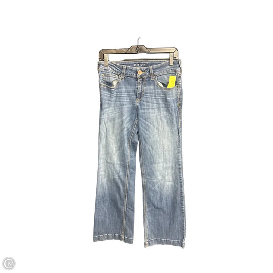 Jeans Boot Cut By Ariat In Blue Denim, Size: 6
