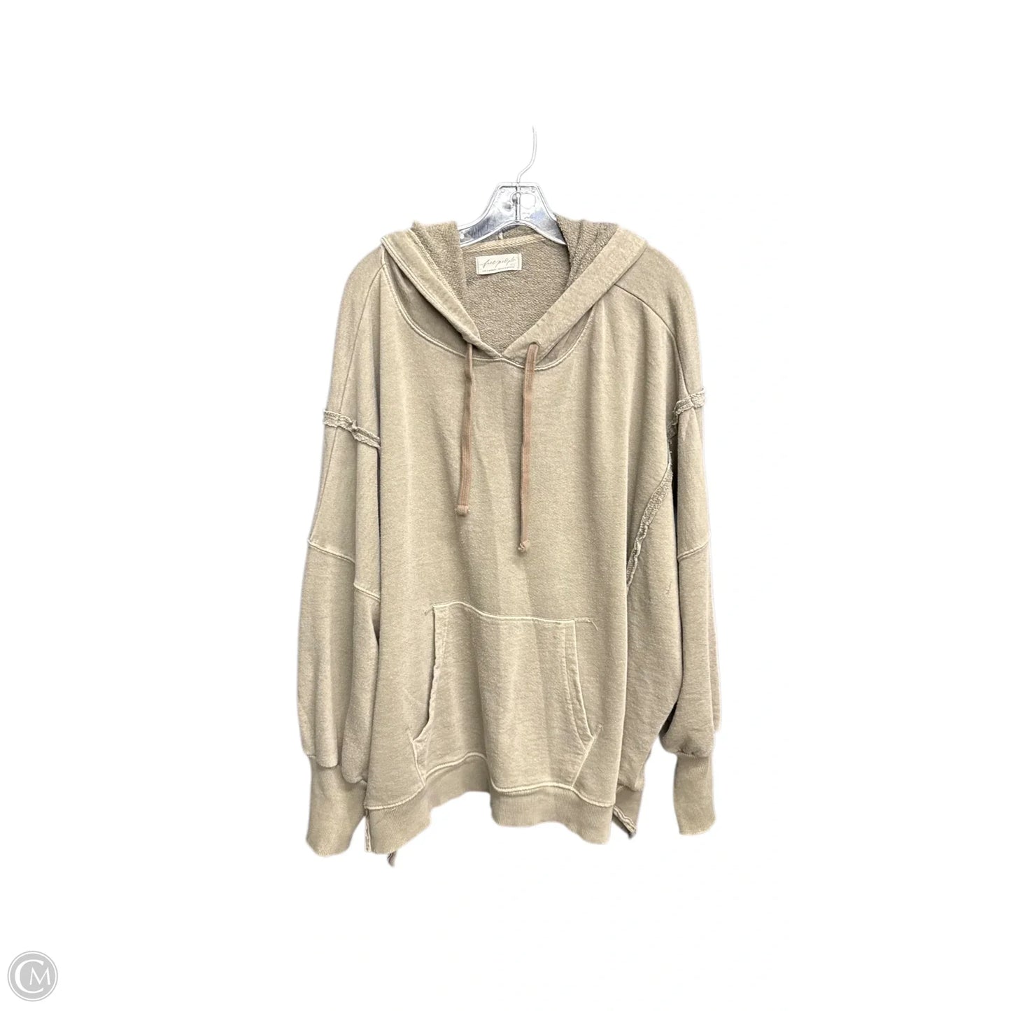 Sweatshirt Hoodie By Free People In Green, Size: Xl