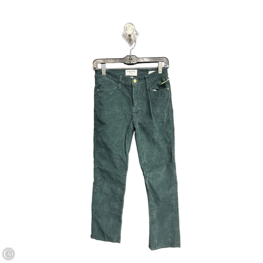 Pants Corduroy By Frame In Green, Size: 2