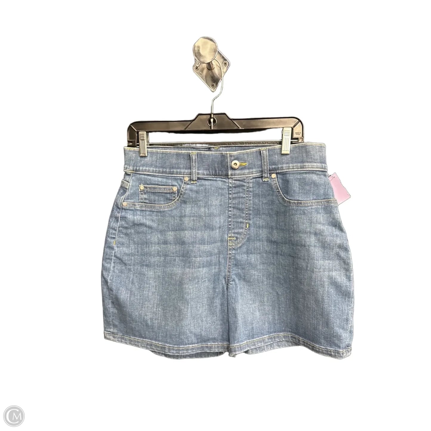 Shorts By Spanx In Blue Denim, Size: L
