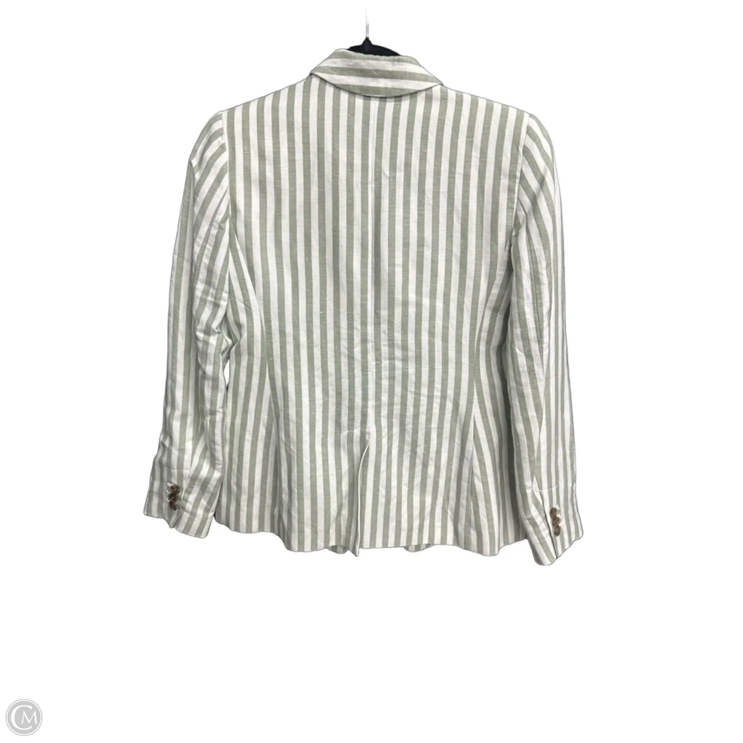 Blazer By Loft In Striped Pattern, Size: Xs
