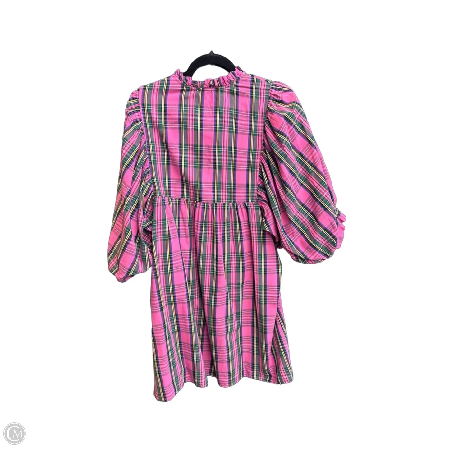 Dress Casual Short By Mudpie In Plaid Pattern, Size: S