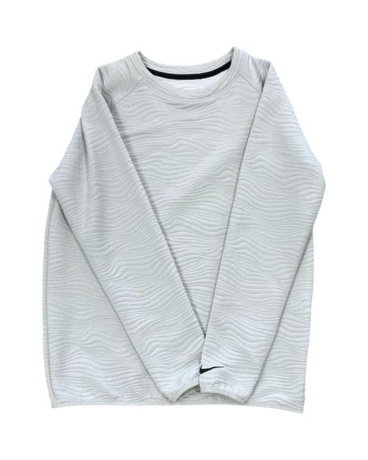 Sweatshirt Crewneck By Nike In Cream, Size:M