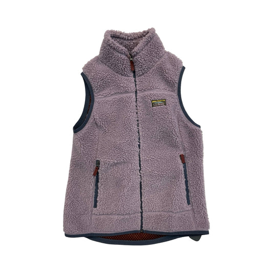 Vest Fleece By L.L. Bean In Purple, Size:S