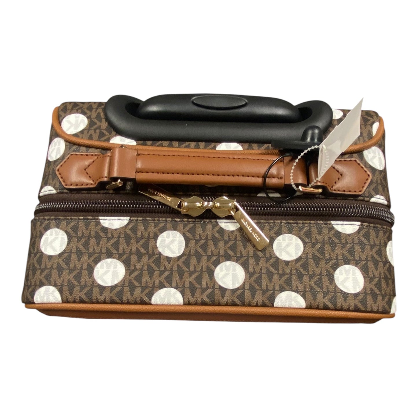 Luggage Designer By Michael Kors In Polkadot Pattern, Size:Large