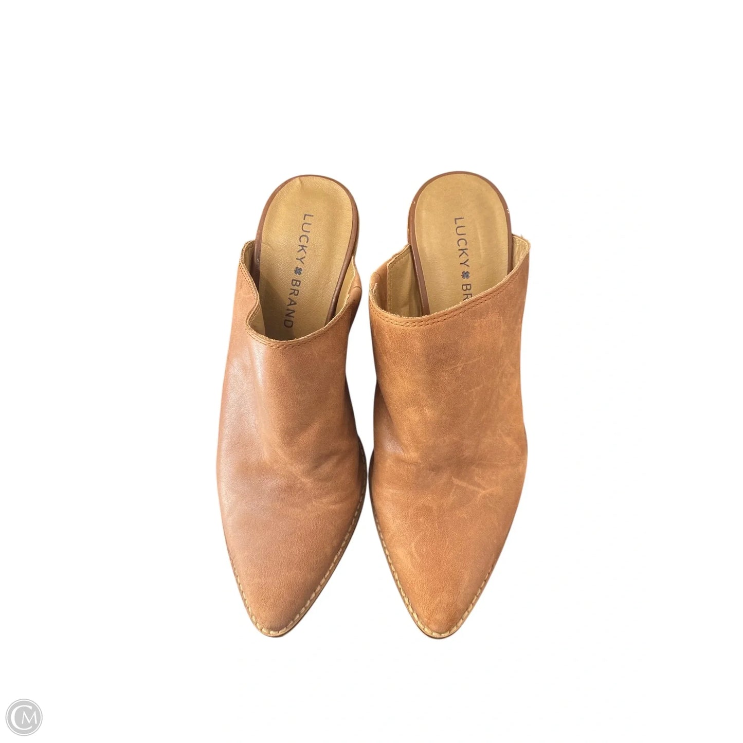 Shoes Heels Block By Lucky Brand In Brown, Size: 7.5