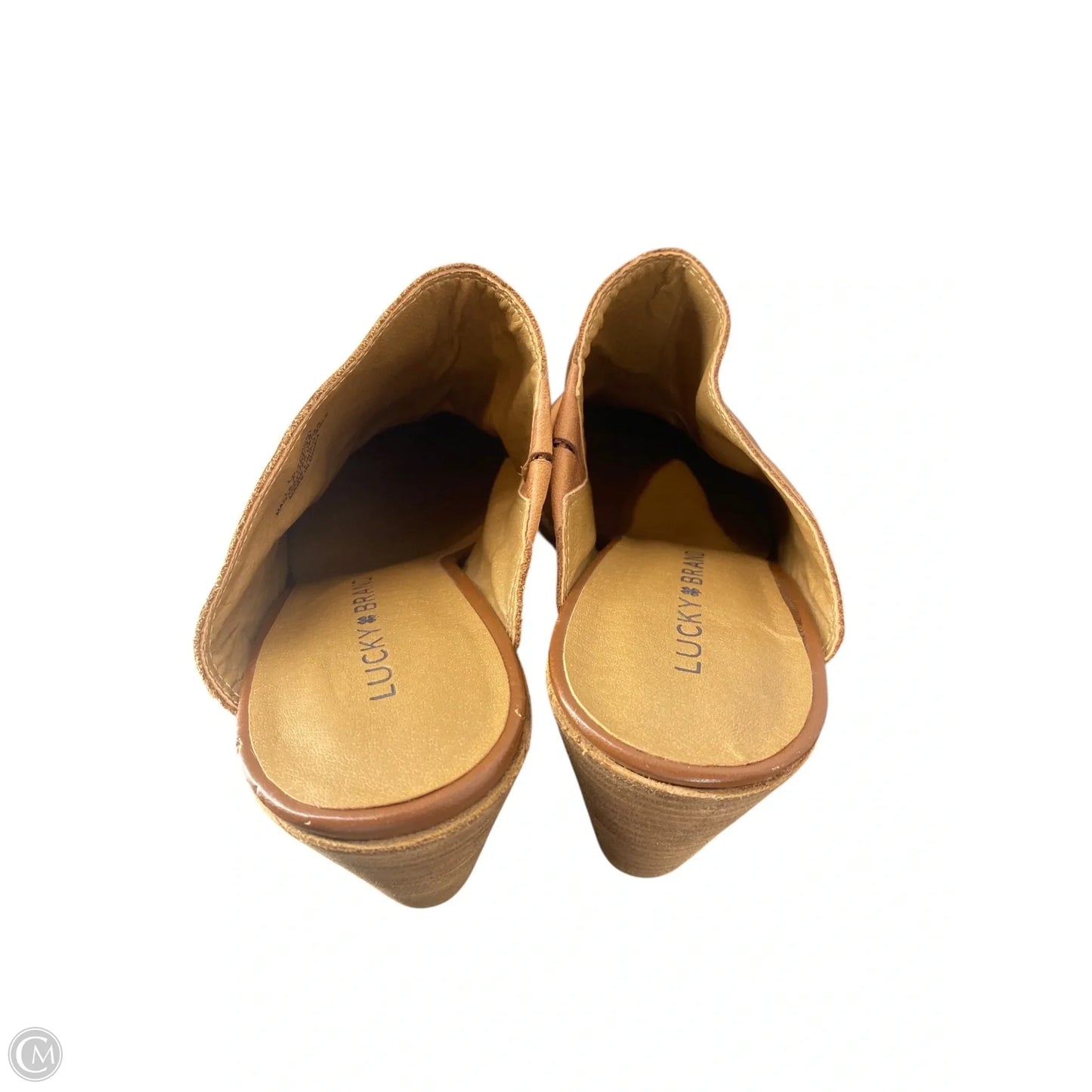 Shoes Heels Block By Lucky Brand In Brown, Size: 7.5