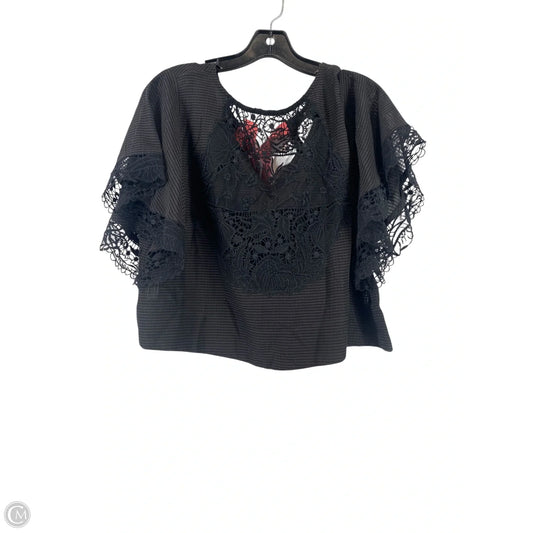 Top Short Sleeve By Maeve In Black, Size: S
