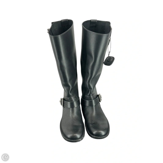 Boots Designer By Coach In Black, Size: 7.5