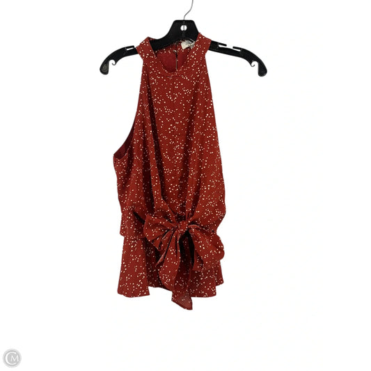 Top Sleeveless By She + Sky In Brown, Size: L