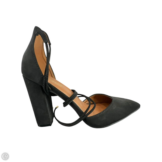 Shoes Heels Block By Clothes Mentor In Black, Size: 7.5
