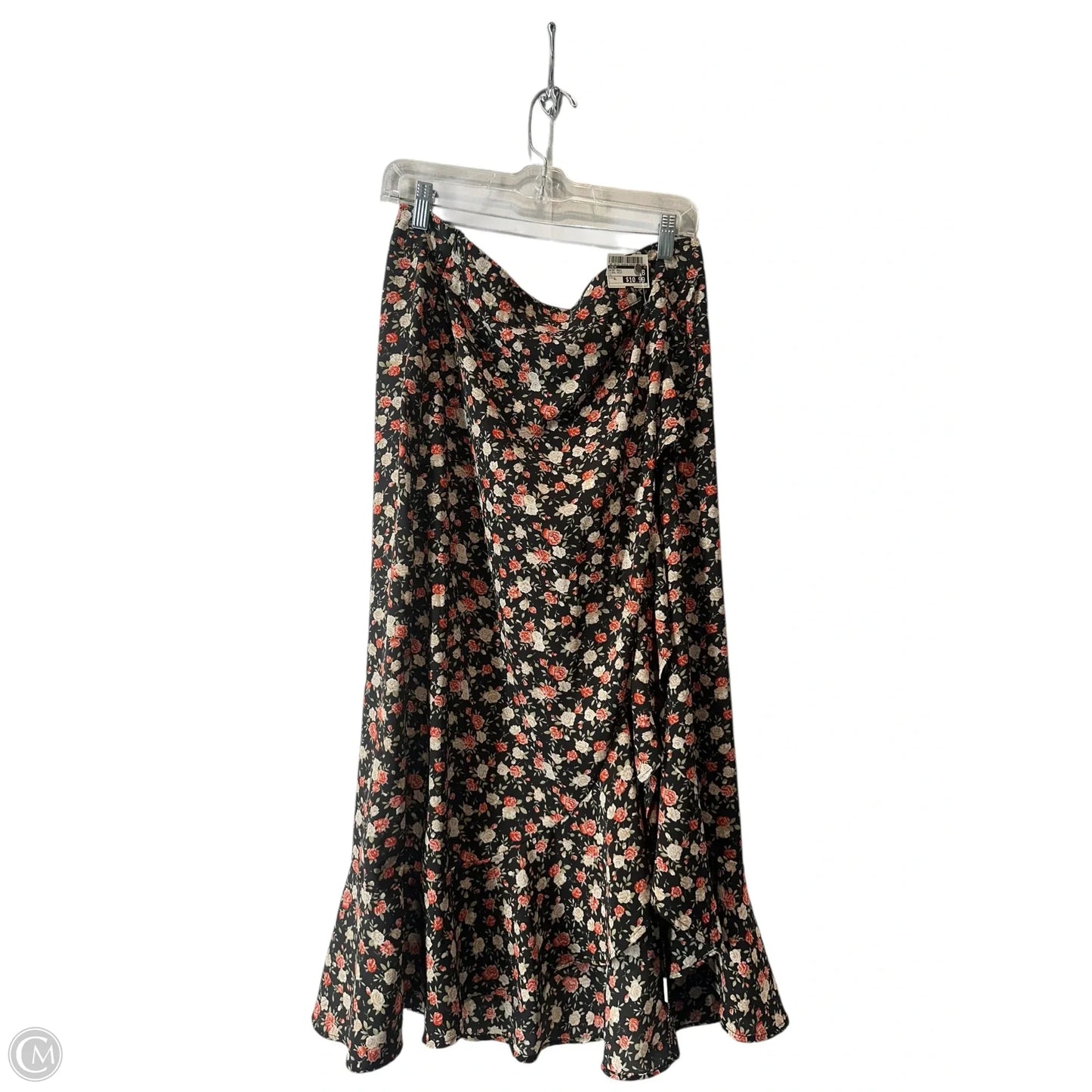 Skirt Maxi By Shein In Floral Print, Size: Xl