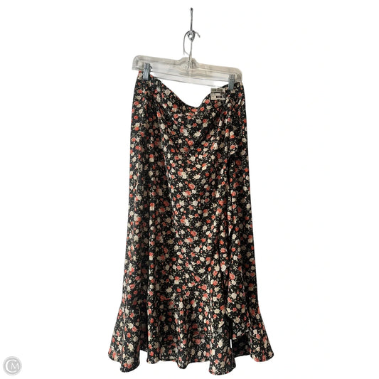 Skirt Maxi By Shein In Floral Print, Size: Xl