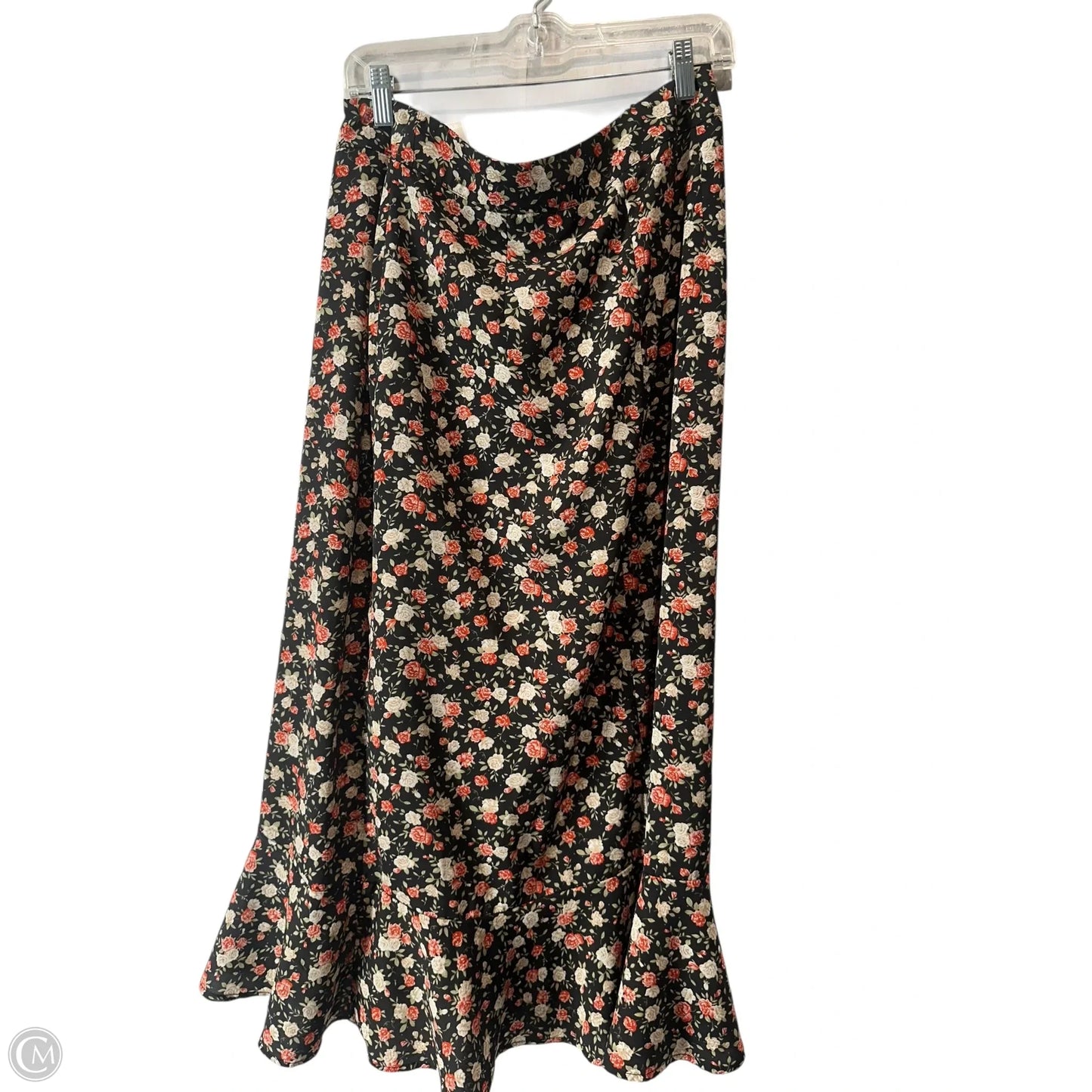Skirt Maxi By Shein In Floral Print, Size: Xl