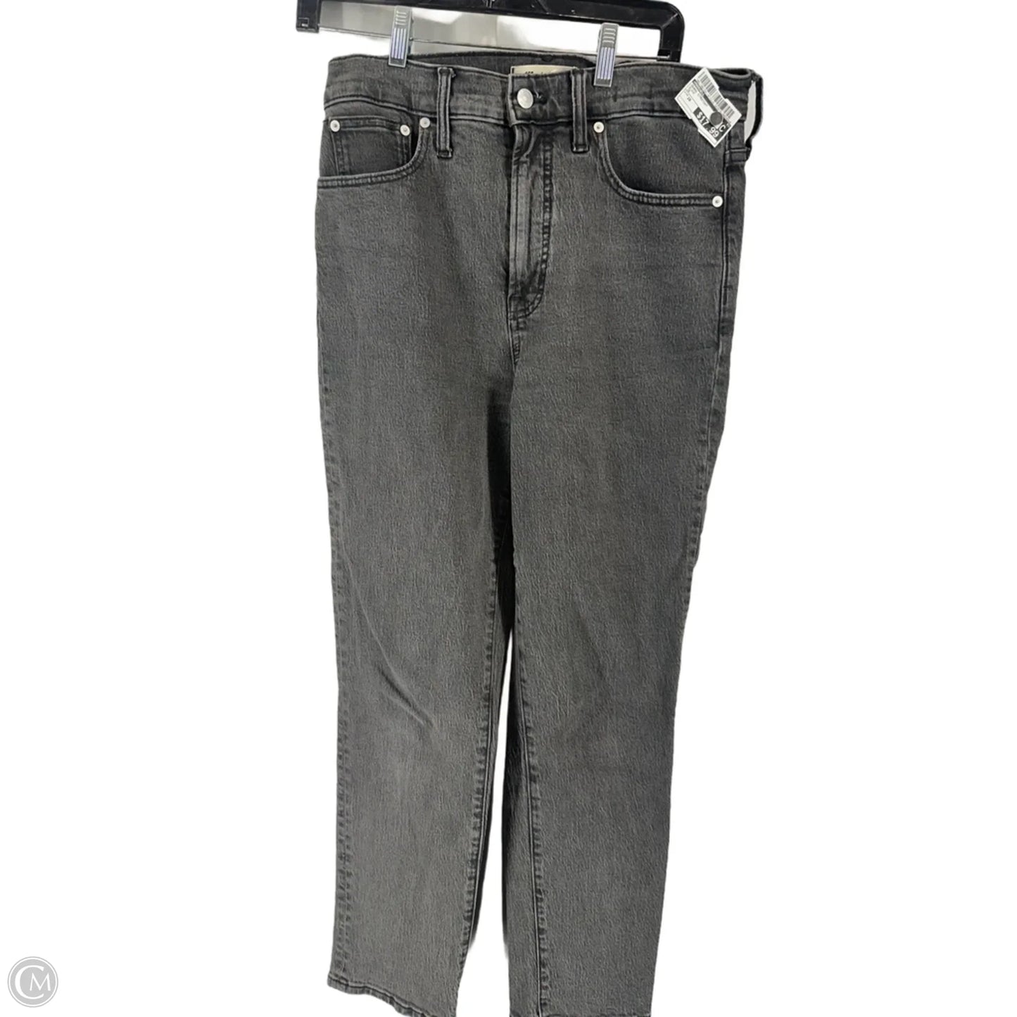 Jeans Straight By Madewell In Black, Size: 28