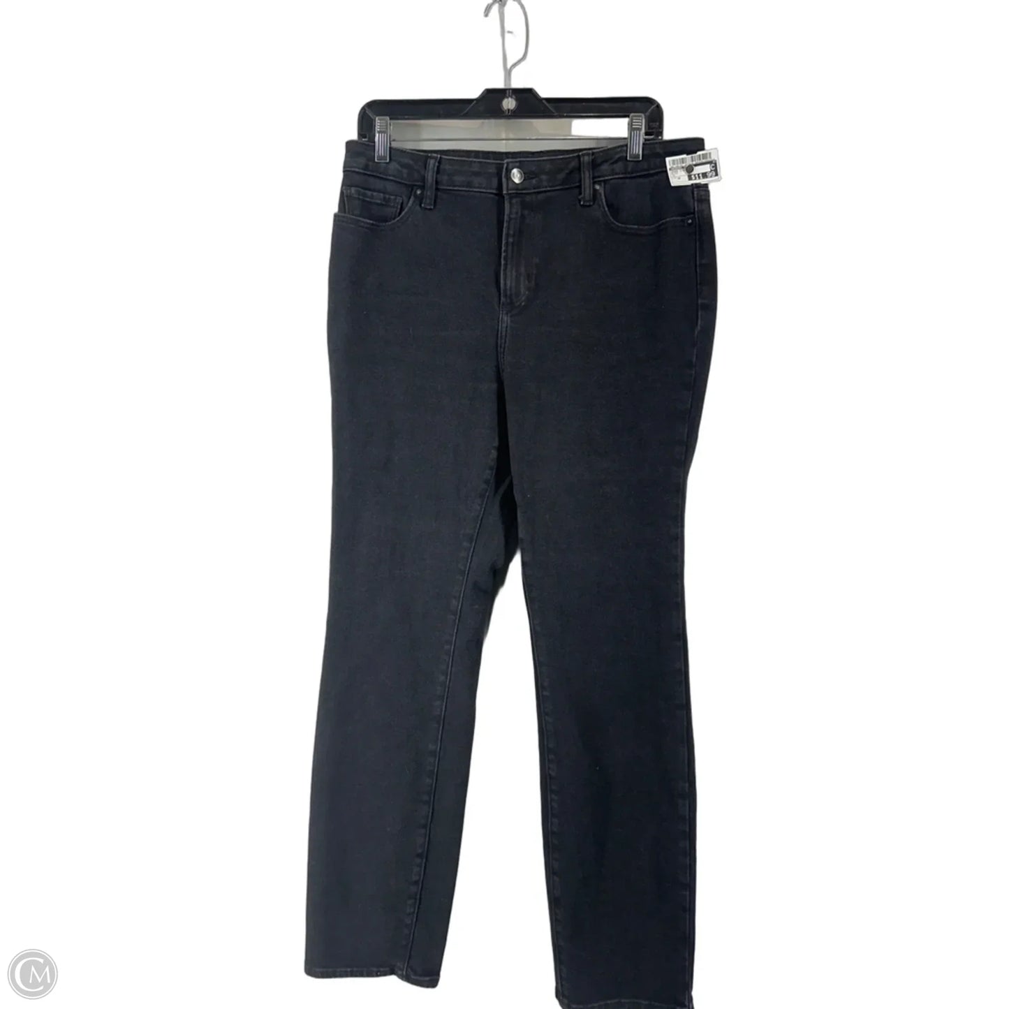 Jeans Straight By Members Mark In Black, Size: 10