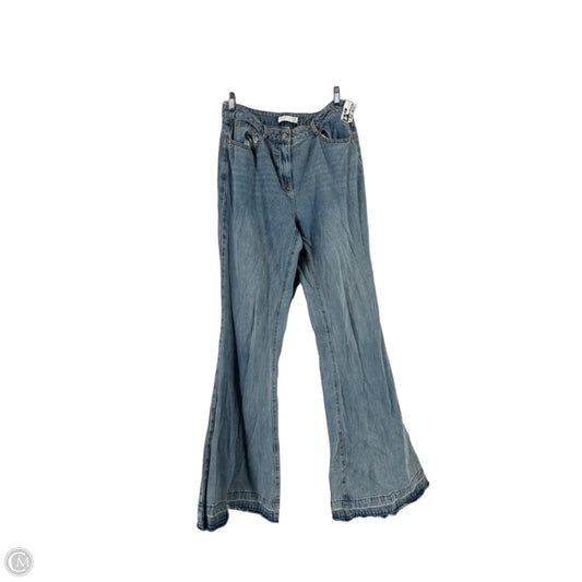 Jeans Flared By Loveshackfancy In Blue Denim, Size: M
