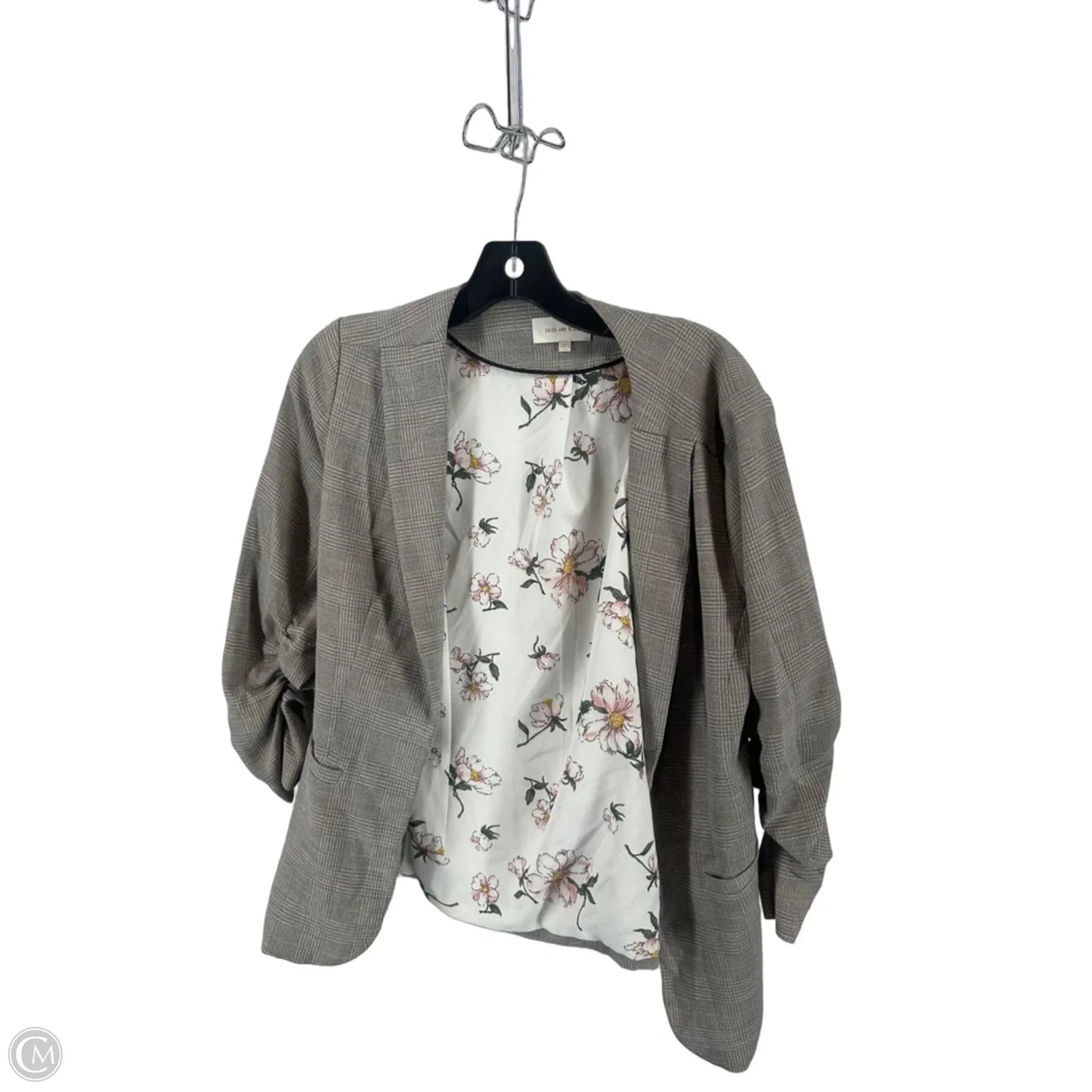 Blazer By Skies Are Blue In Tan, Size: S