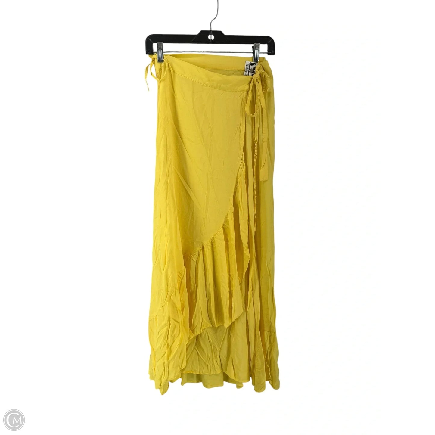 Skirt Maxi By Anage In Yellow, Size: M